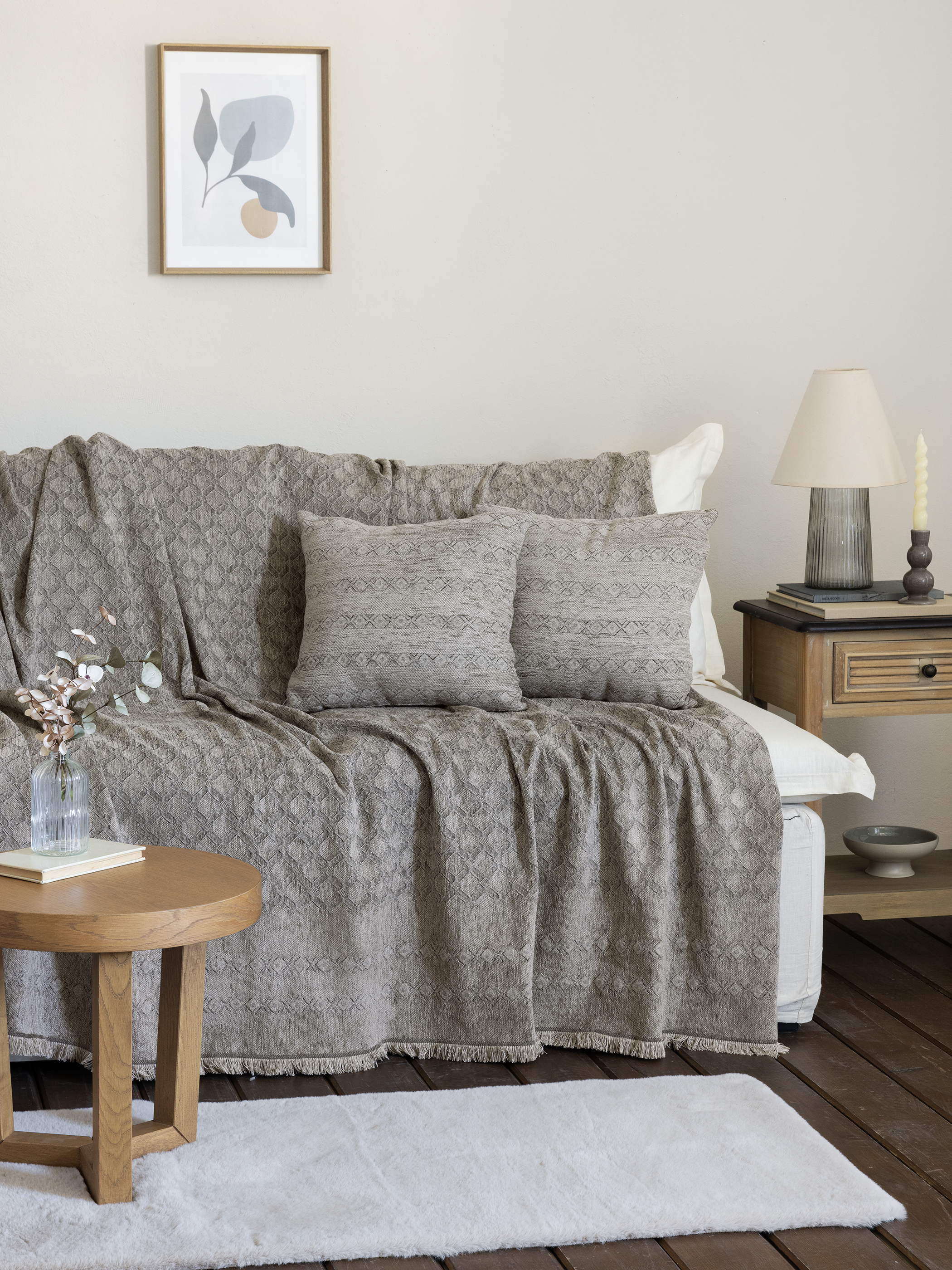 Ριχτάρι Διθέσιος 180x240 Nima Home Mansi Taupe